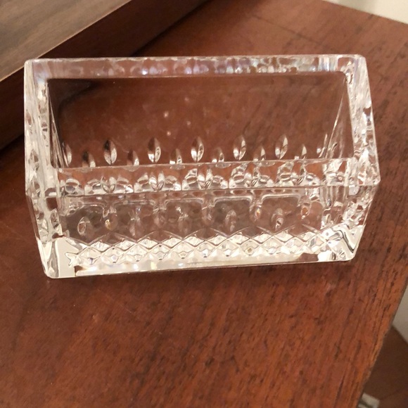 Waterford Crystal Accents Waterford Crystal Business Card Holder